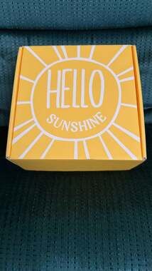 Hello Sunshine Care Package Gift Box Set with Tumbler and Bath Bombs